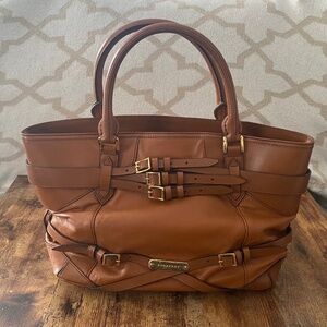 Burberry Bridle Lynher Bag Leather Brown